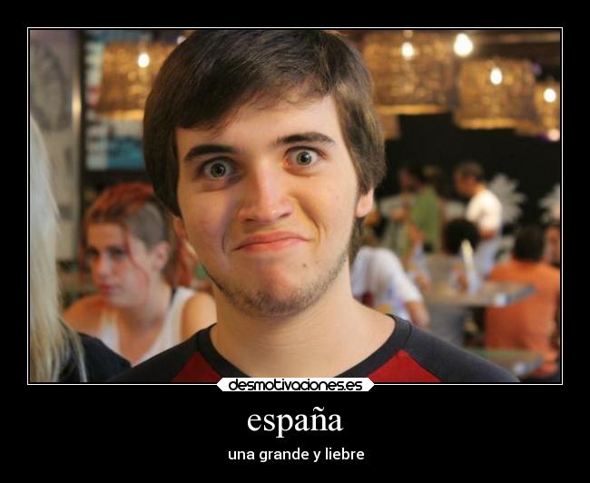 españa - una grande y liebre