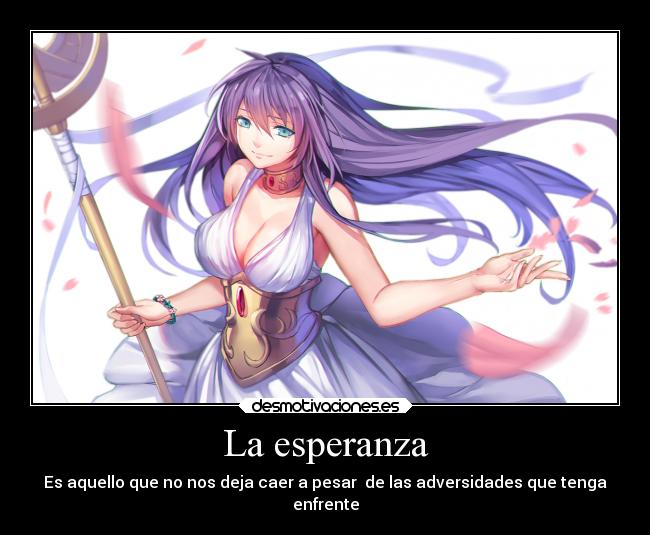 carteles esperanza anime athena saint seiya sasha lost canvas desmotivaciones