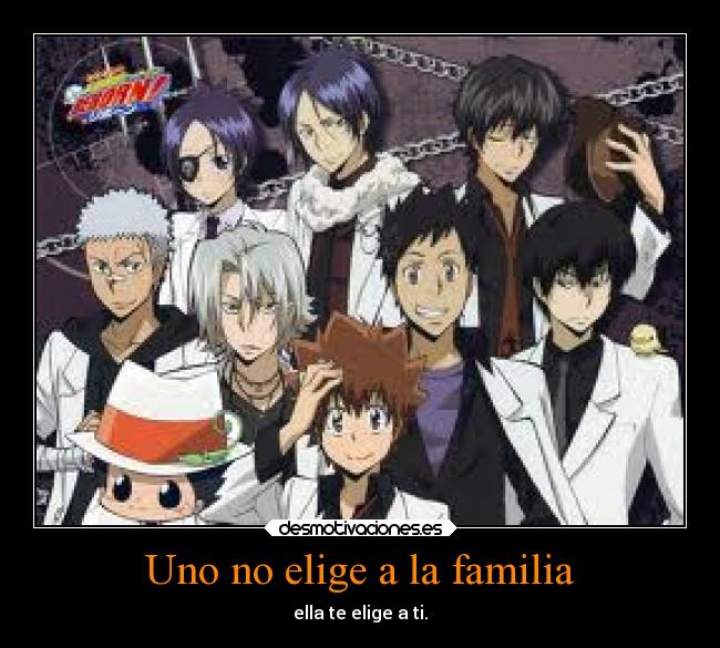 Uno no elige a la familia - ella te elige a ti.