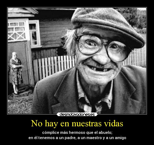 No hay en nuestras vidas -