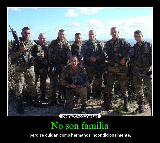 No son familia - pero se cuidan como hermanos incondicionalmente.