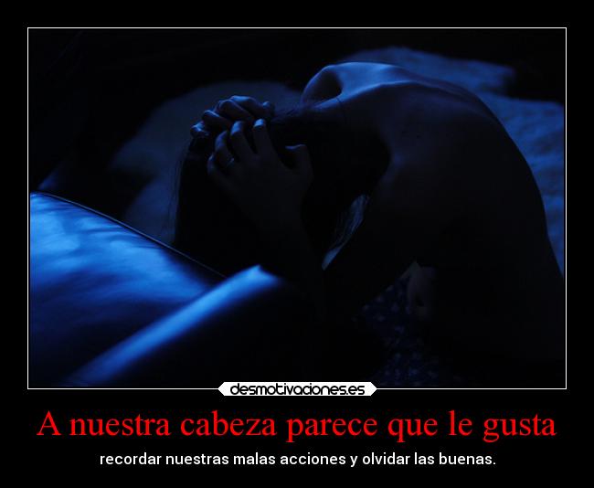 A nuestra cabeza parece que le gusta -