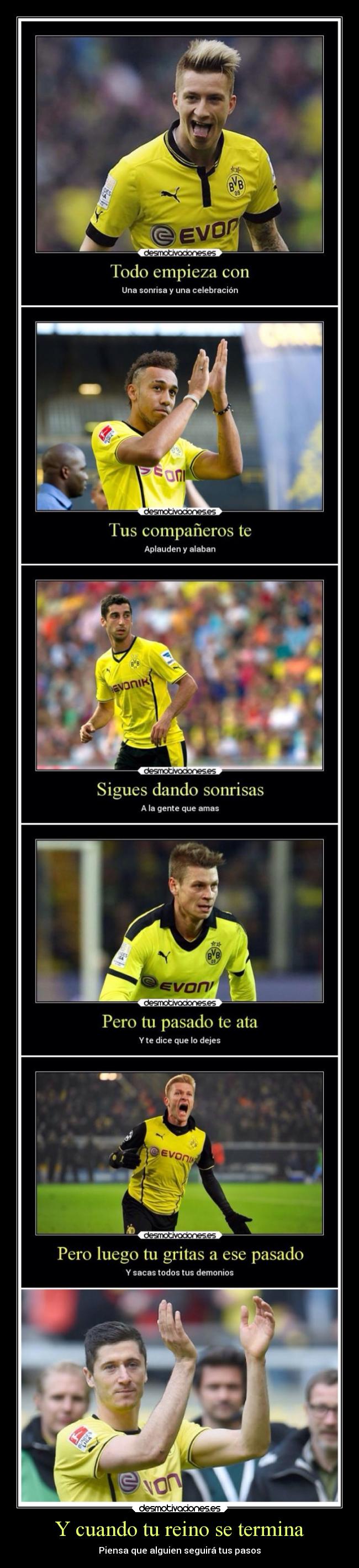 carteles futbol borussia dortmund queremos vuelta lewandoski desmotivaciones