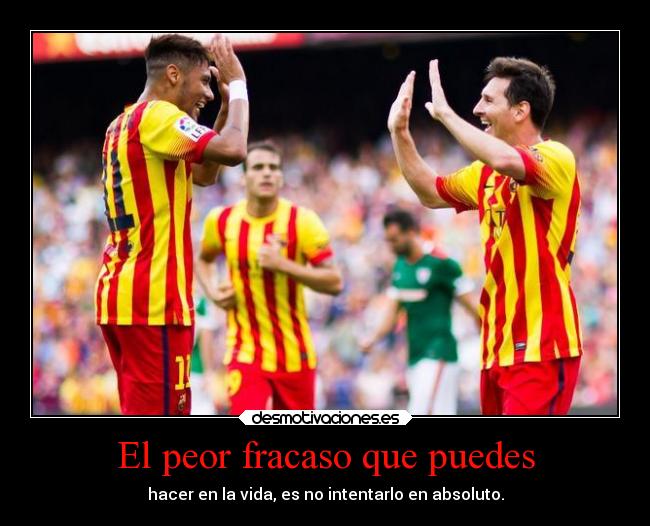El peor fracaso que puedes - 