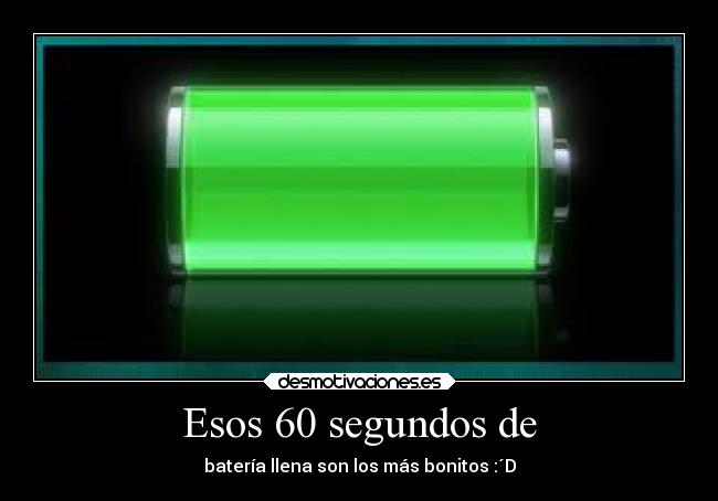 Esos 60 segundos de -