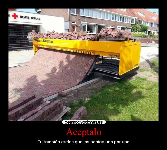 carteles graciosas ladrilllos maquina desmotivaciones