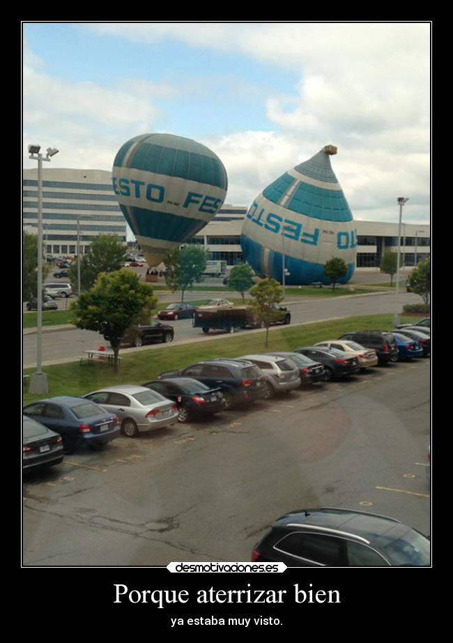 Porque aterrizar bien -