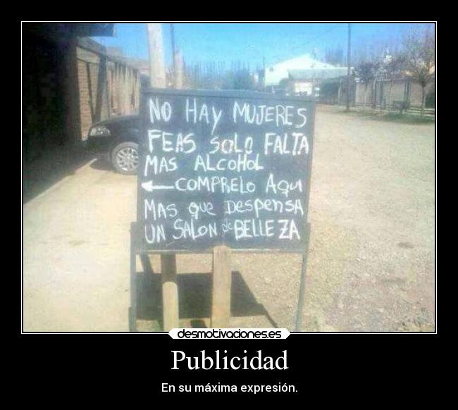 carteles humor chiste alcohol belleza mujeres desmotivaciones