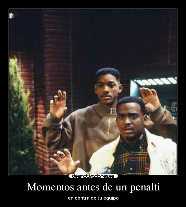 Momentos antes de un penalti - 