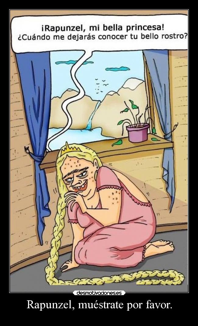 Rapunzel, muéstrate por favor. - 