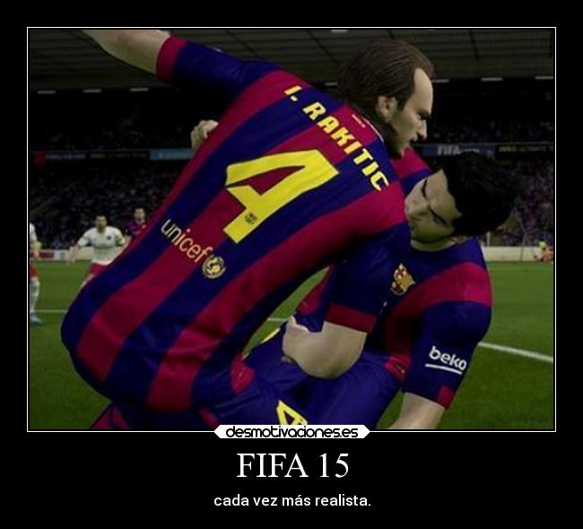 FIFA 15 - cada vez más realista.