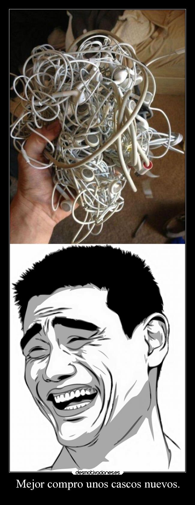 carteles humor graciosas auriculares enredo yaoming rilacs desmotivaciones