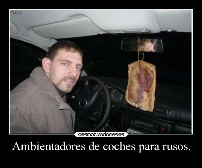 Ambientadores de coches para rusos. - 