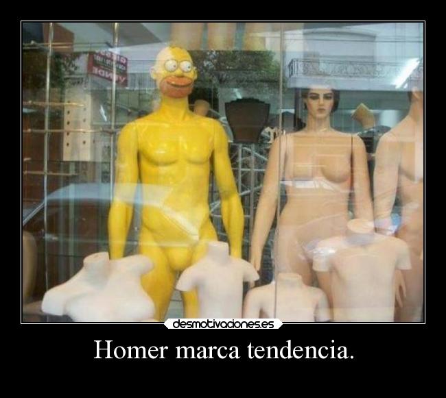 Homer marca tendencia. - 