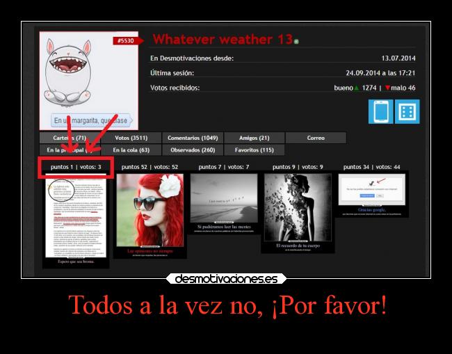 Todos a la vez no, ¡Por favor! -