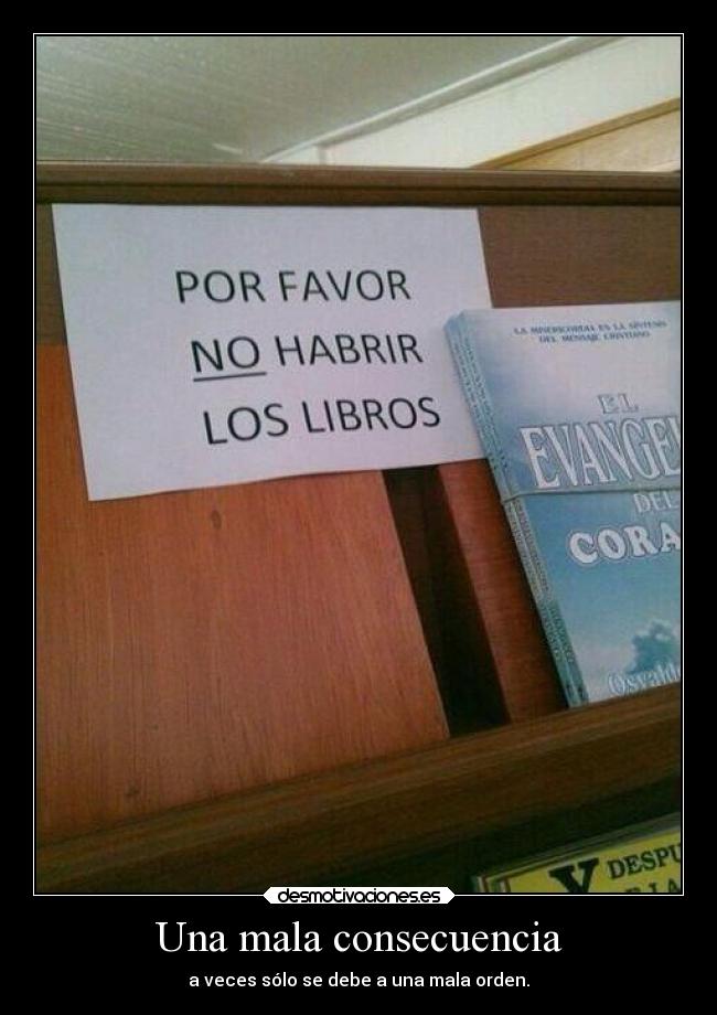 Una mala consecuencia - 