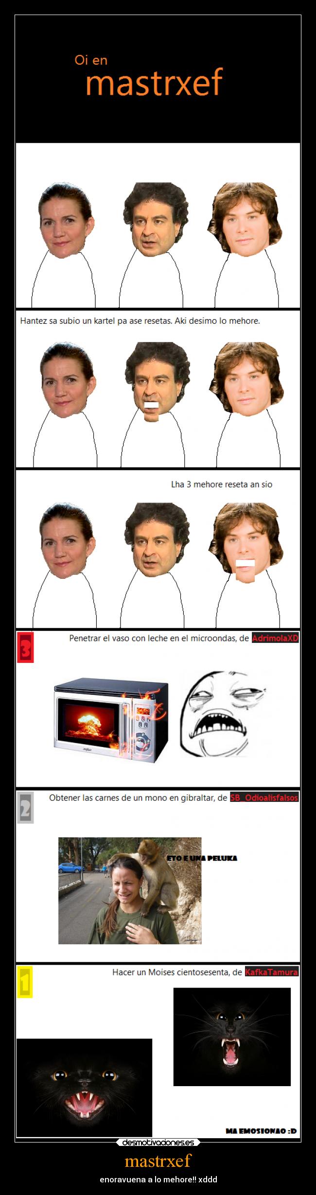 mastrxef - enoravuena a lo mehore!! xddd