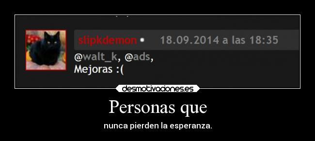 Personas que - 
