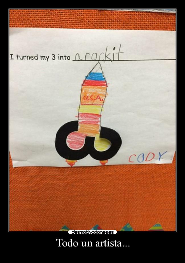 Todo un artista... -