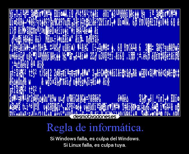 Regla de informática. -