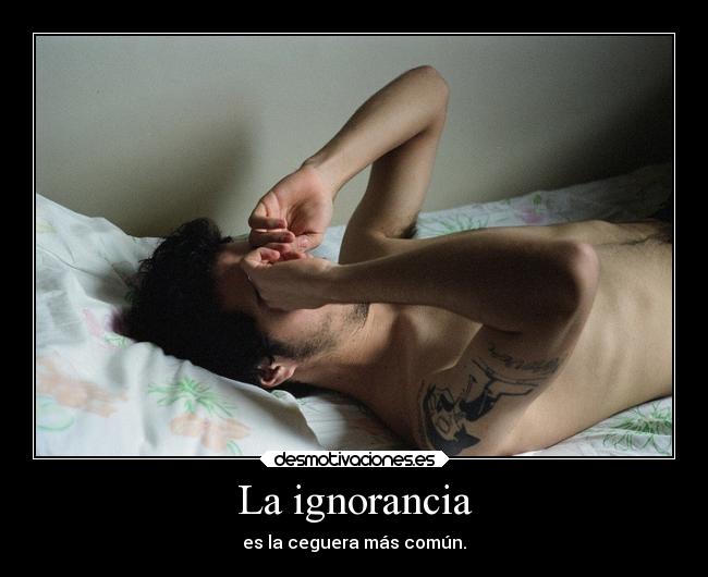 La ignorancia -