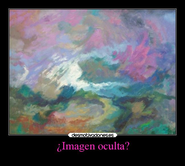 ¿Imagen oculta? -