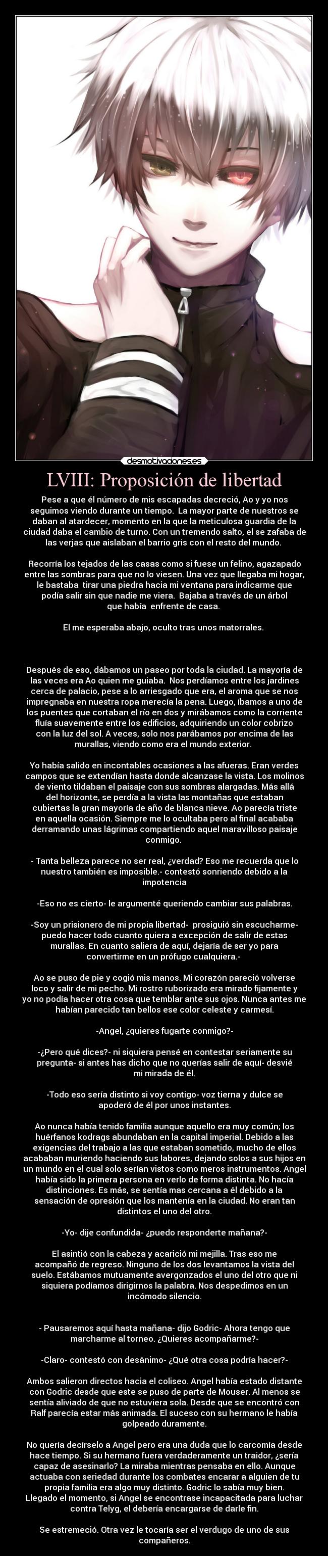 LVIII: Proposición de libertad -