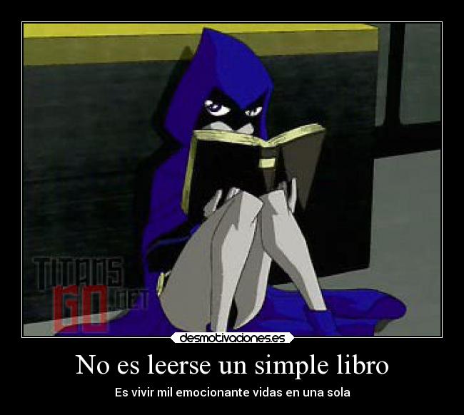 No es leerse un simple libro -