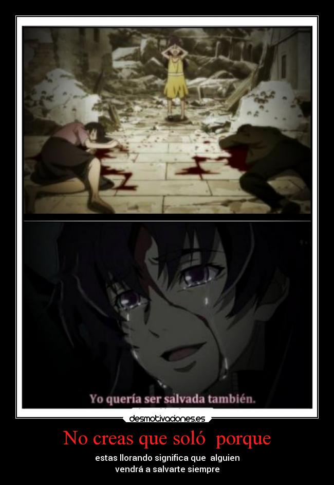 No creas que soló  porque - 