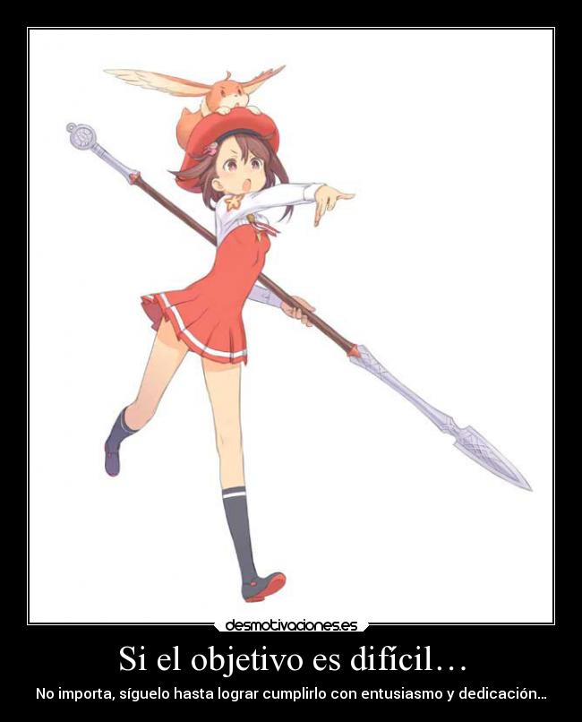 Si el objetivo es difícil… - 