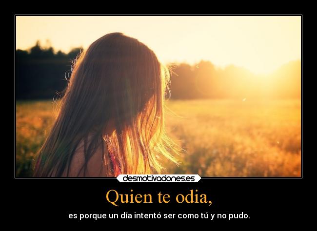 Quien te odia, - 