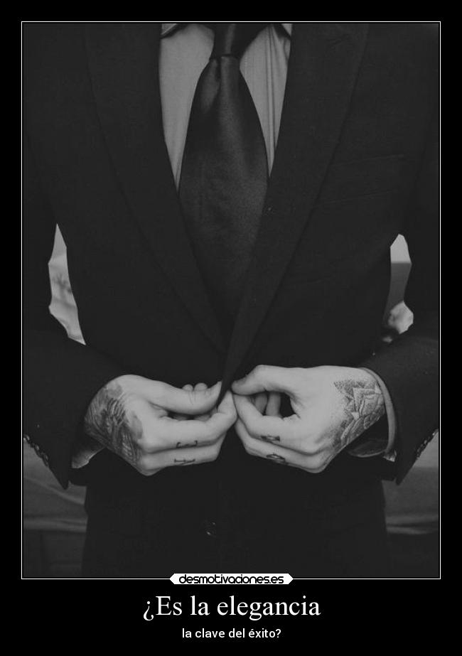 ¿Es la elegancia - la clave del éxito?
