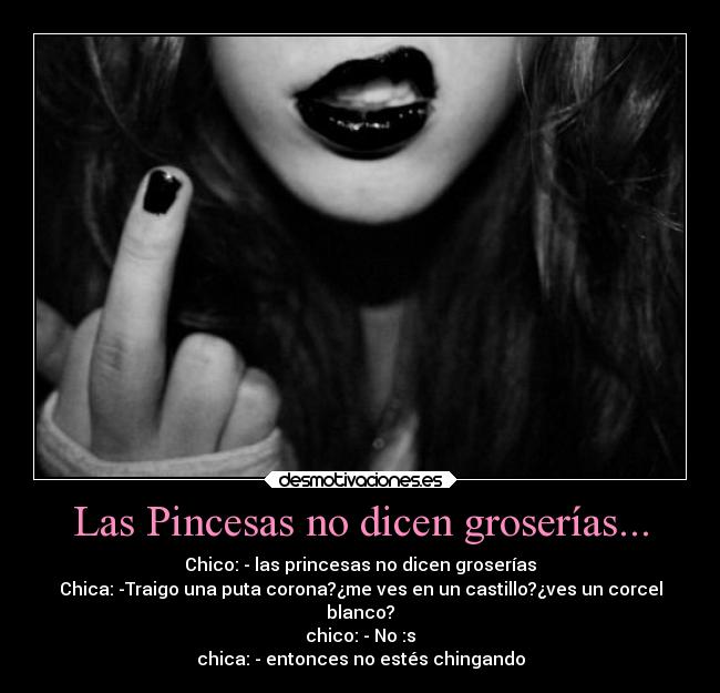 Las Pincesas no dicen groserías... - 