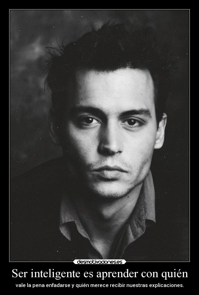 Ser inteligente es aprender con quién -