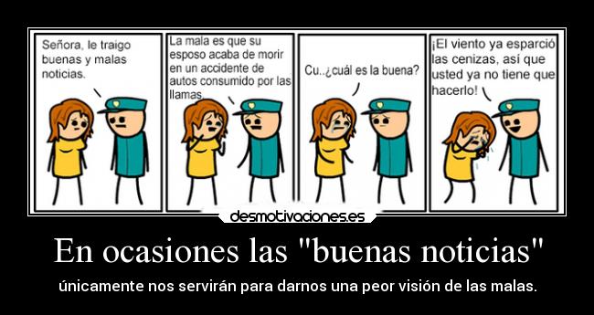 carteles mundo noticias servir empeorar vision rilacs desmotivaciones