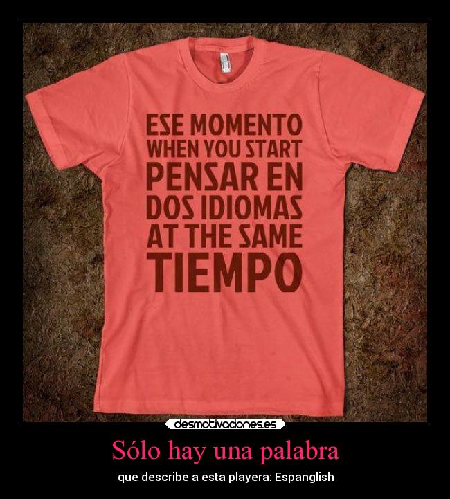 carteles mundo spanglish visto desde linguista desmotivaciones