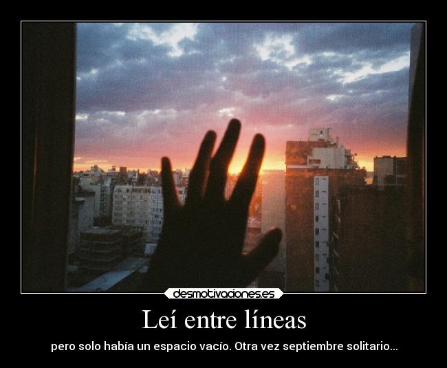 Leí entre líneas -