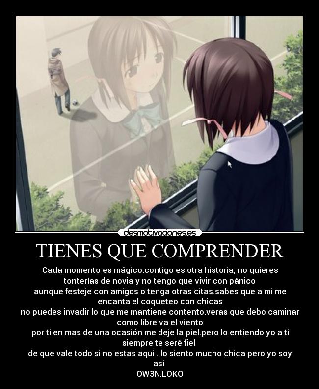 TIENES QUE COMPRENDER - 