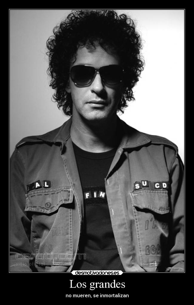 Los grandes - no mueren, se inmortalizan
