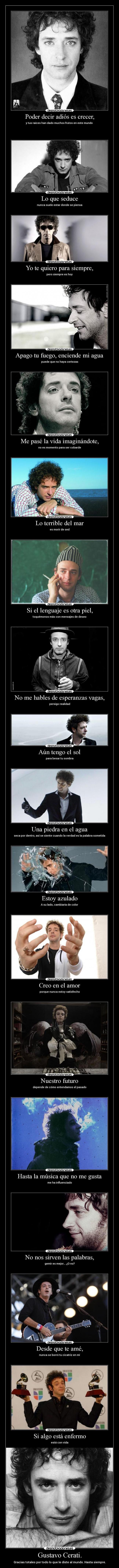 Gustavo Cerati. -