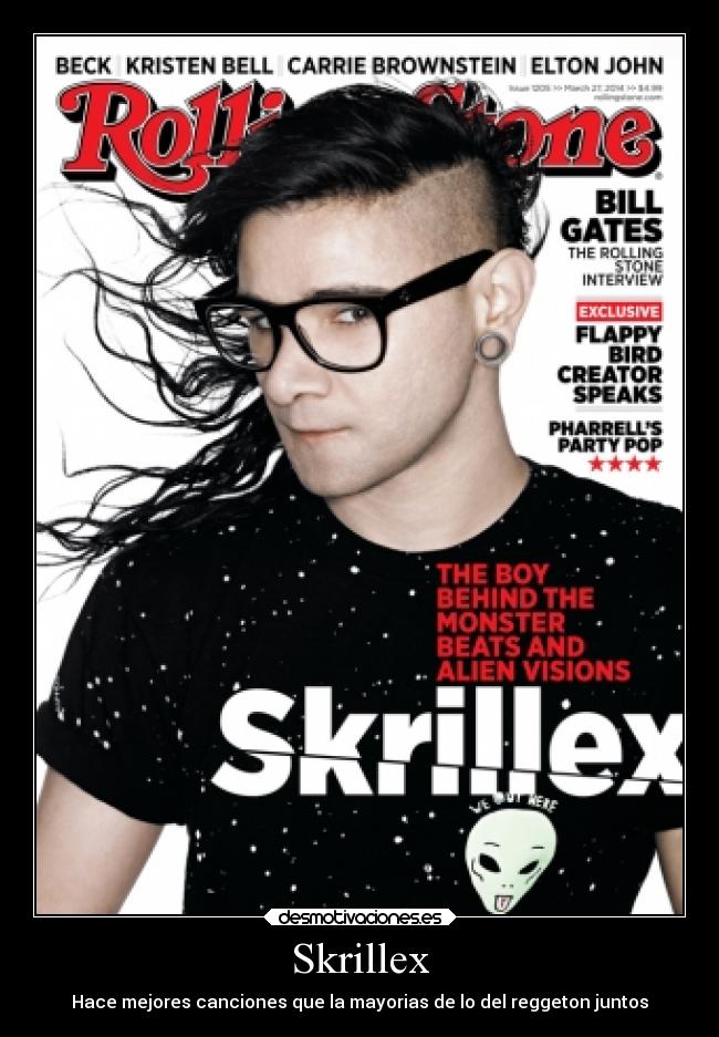 Skrillex - Hace mejores canciones que la mayorias de lo del reggeton juntos
