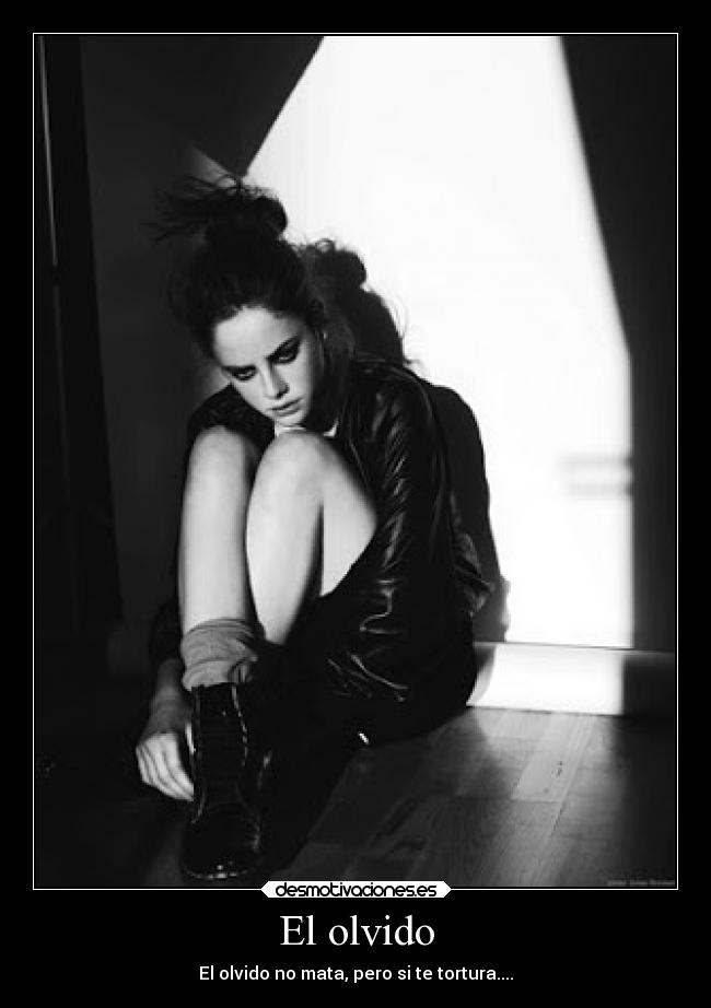 El olvido - El olvido no mata, pero si te tortura....