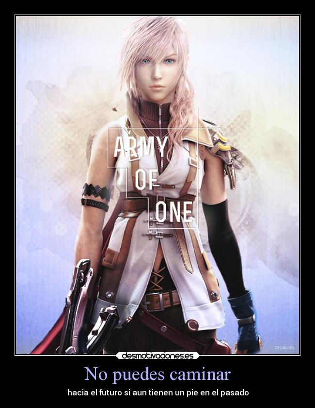 No puedes caminar - hacia el futuro si aun tienen un pie en el pasado