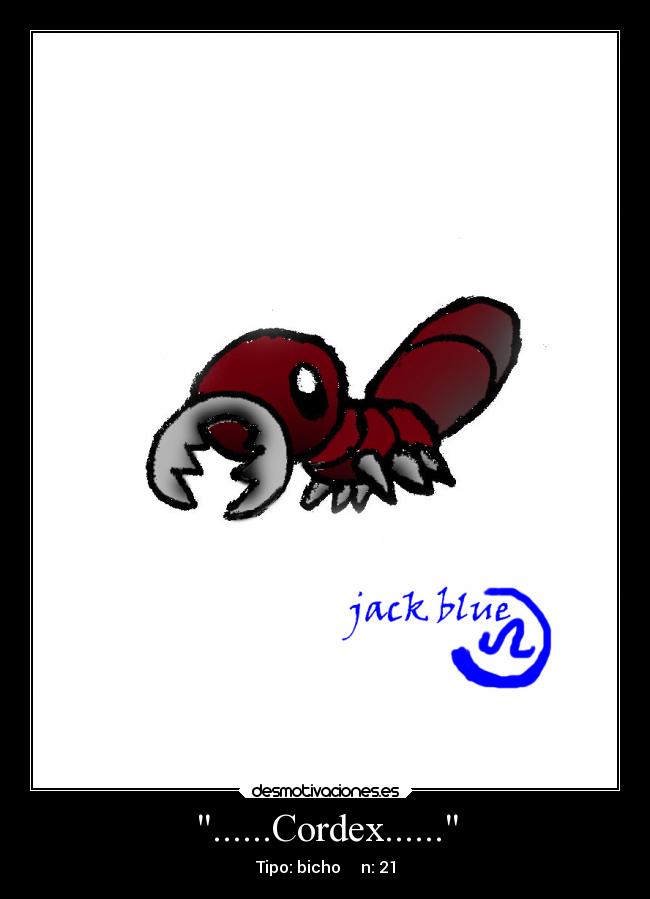......Cordex...... - Tipo: bicho n: 21
