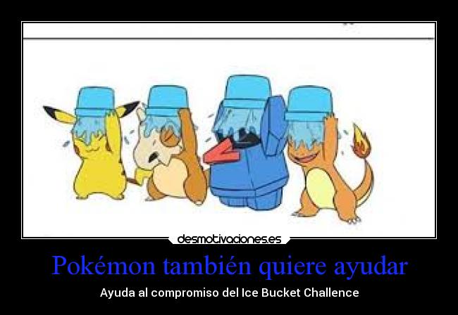 Pokémon también quiere ayudar - 