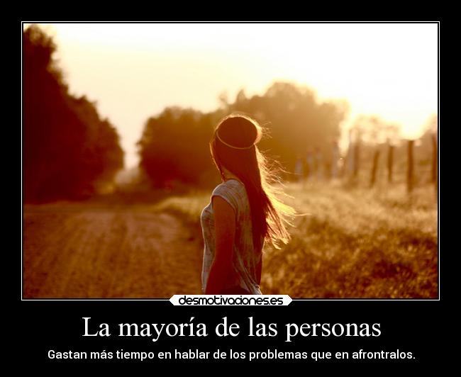 La mayoría de las personas - 
