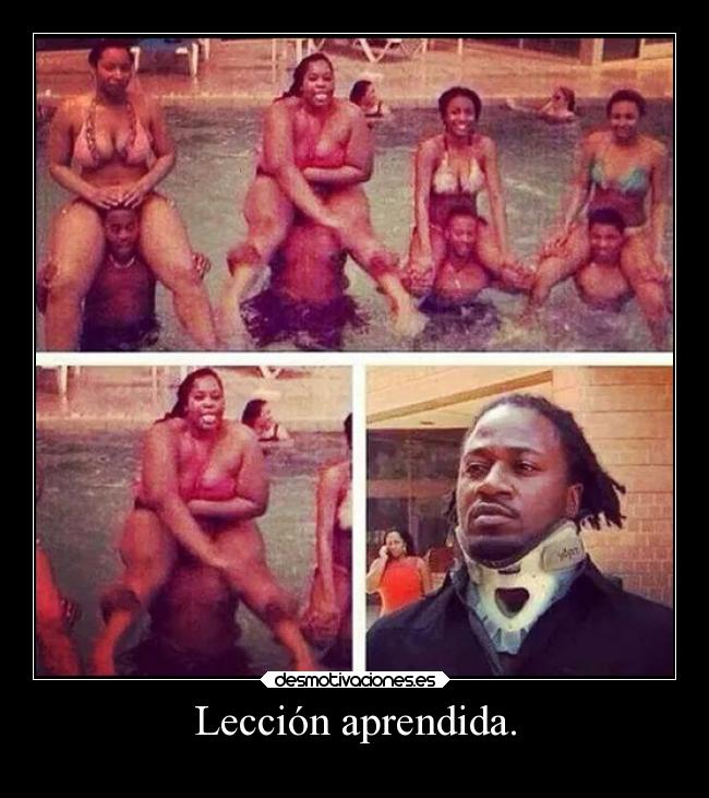 Lección aprendida. - 