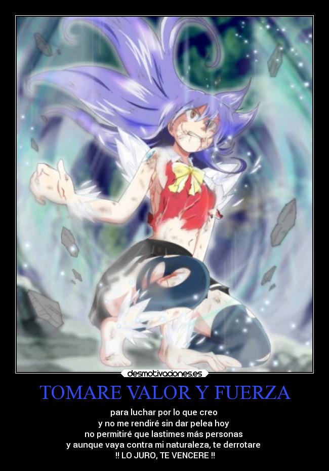 TOMARE VALOR Y FUERZA - 