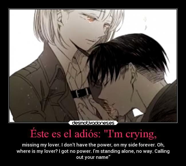 carteles sentimientos despedida call your name cancion shingeki kyojin desmotivaciones