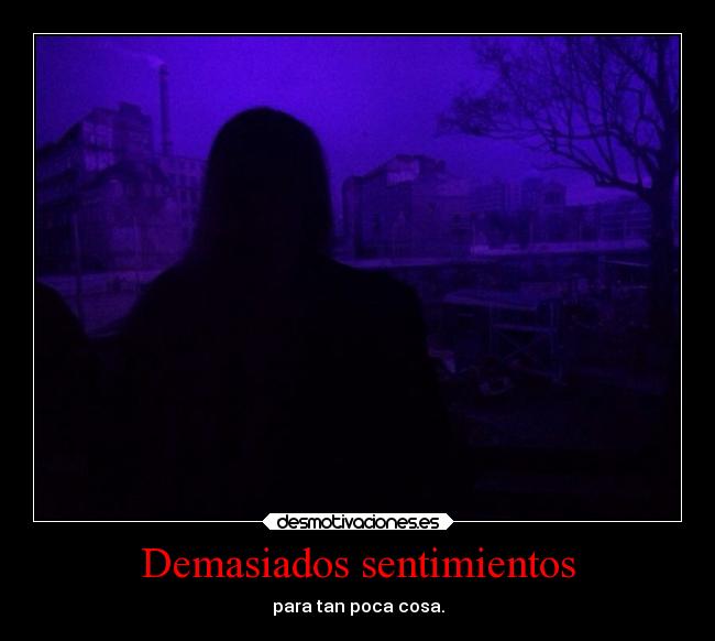 Demasiados sentimientos - 